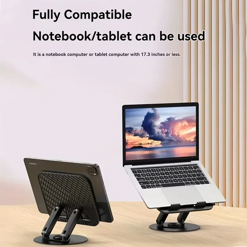 360 Rotatable Aluminum Alloy Laptop Stand