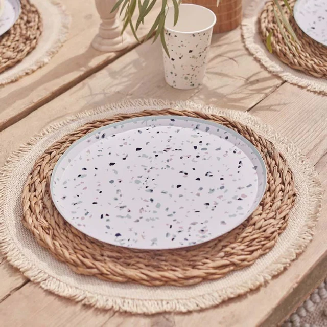 Mix it Up - Terrazzo Print Paper Plates