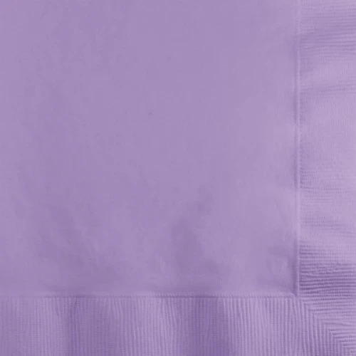 Luscious Lavender Beverage Napkins - Pack of 50