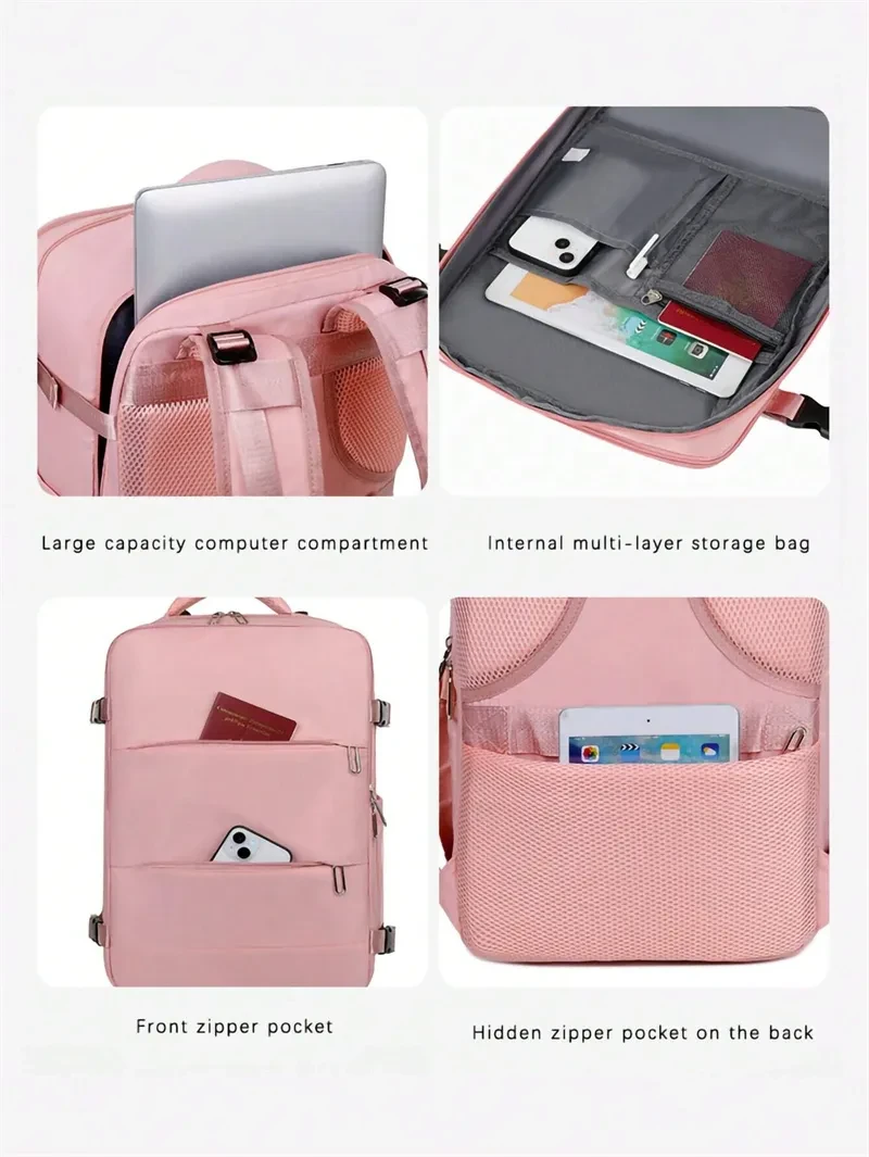 New Travel Backpack Female Large-capacity Dry And Wet Luggage Travel Bags Computer Backpack College Students Bag