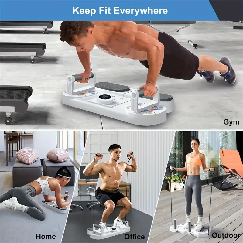 Multifunctional Push-up Board for Body Shaping and Core Strength Training
