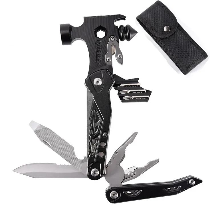 Car Mounted Multifunctional Window Breaking Hammer Pliers