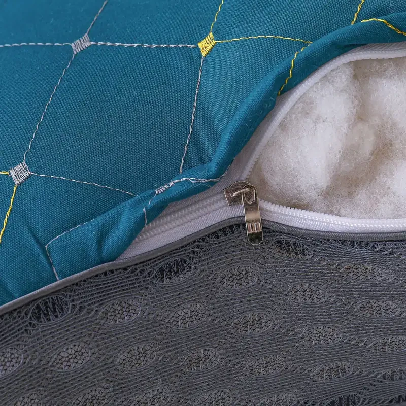 Ergonomic Maternity Pillow - Knitted Cotton Adjustable Neck Massage Pillow, Orthopedic Contour Support, Medium Soft Firmness