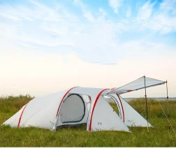 Static Nebula Layer Light 3 Person Tunnel Tent Outdoor Mountaineering Camping