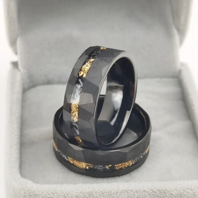 Tungsten Gold Ring Flat Batch