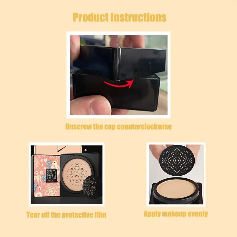Foundation With Mushroom Head Air Cushion
