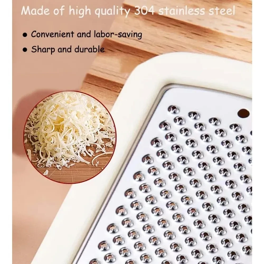 3 In 1 Cheese Grater Portable Handheld Stainless Steel Vegetable Grater Kitchen Tools