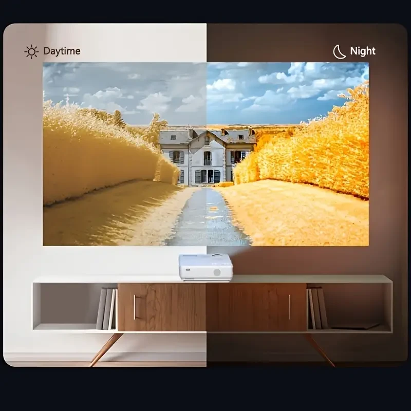 Mini Projector Set - Full HD 1080P, Home Theater Compatible