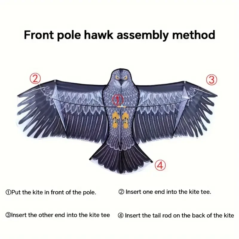 185cm Giant Eagle Kite - High-Flying Fun for Outdoors