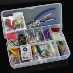 Lure Suit 132 Pieces Suit Multi-function Full Swimming Layer Lure Of Fishing Gear Soft Bait Fishhook