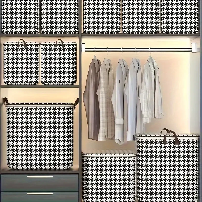 Houndstooth Storage Boxes