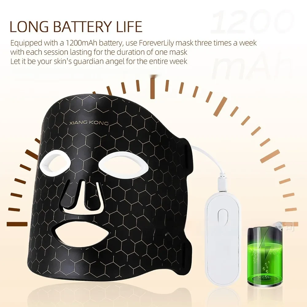 Led Pull Firming Phototherapy Silicone Mask Beauty Instrument