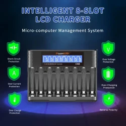 PowerKAN 8-slot AA AAA Battery Charger