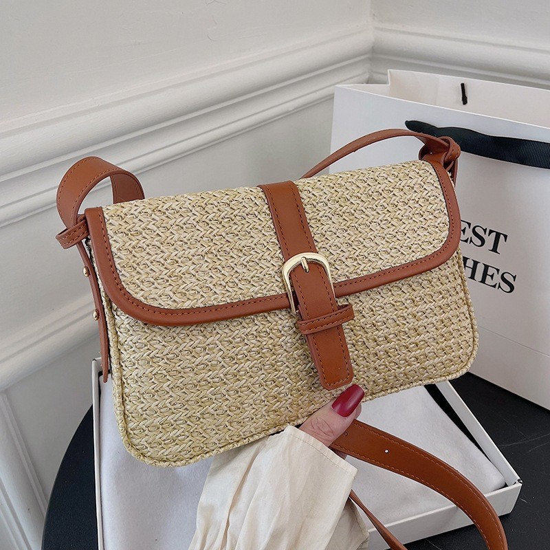 Women's Summer Straw Shoulder Bag