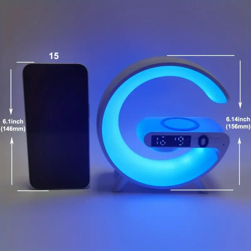 Wireless BT Speakers With Wireless Fast Charging