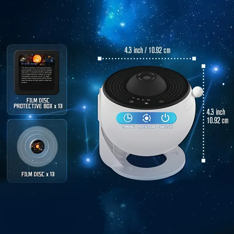 13 In 1 Star Projector Night Light,