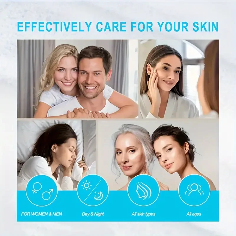 1.69oz EDENLYSIA Retinol Collagen Face Cream, Hydrating Moisturizer with Hyaluronic Acid, Vitamin C & E, Plant-Based Squalane, Hypoallergenic Cream for All Skin Types, Unisex Adult Day & Night Skin Care