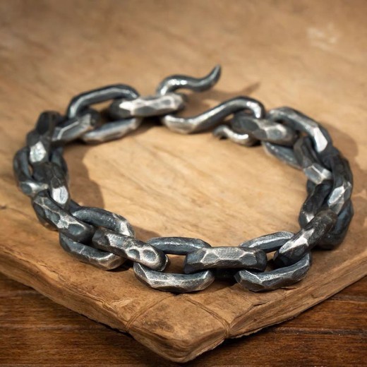 Domineering Men's Fashion Personality Curb Chain Thick Bracelet