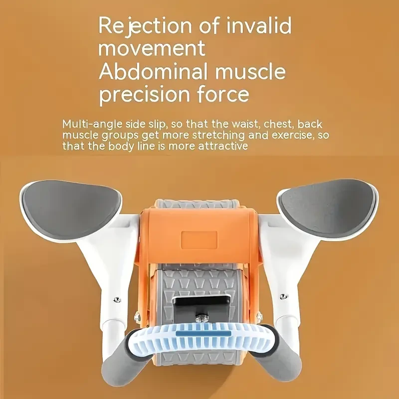 Rebound Abdominal Wheel - Ab Roller with Elbow Support and Timer