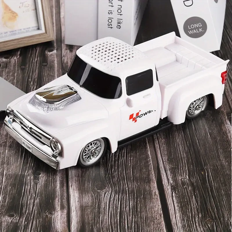Old Pickup Truck Alloy Speaker - High Fidelity Stereo Outdoor Music Player