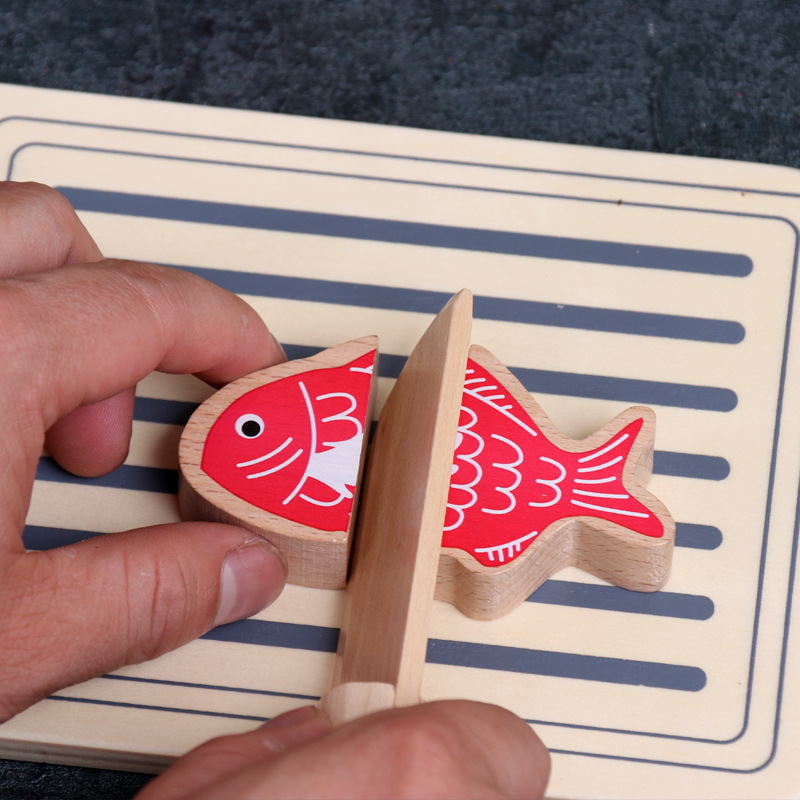 Multifunctional Magnetic Fishing Set Children's Educational Wooden Toys