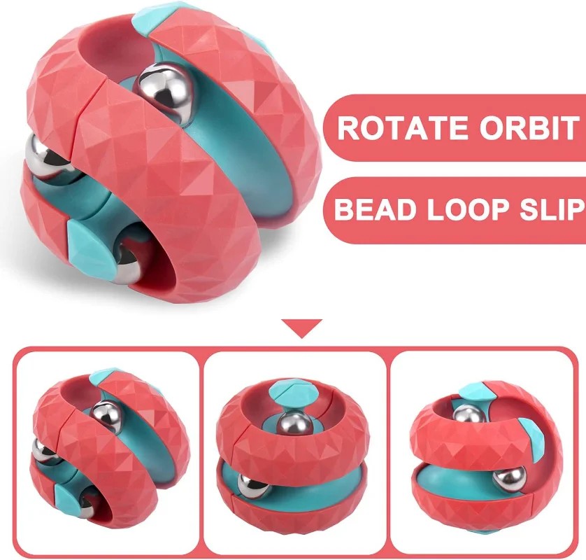 Decompression Orbit Ball Cube Anti-Stress Sensory Fidget Toy for Kids