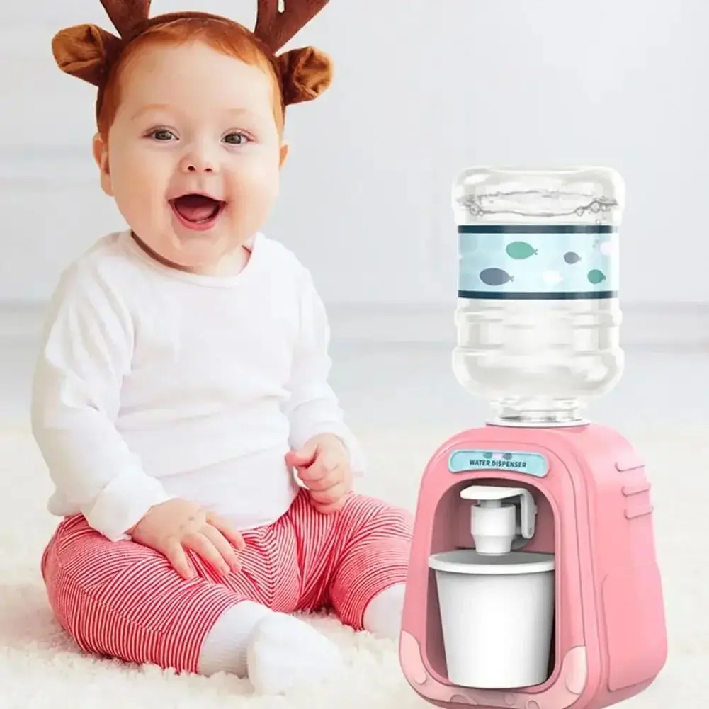 Mini Water Dispenser for Children Cute Cartoon Drinking Fountain for Water, Juice & Milk