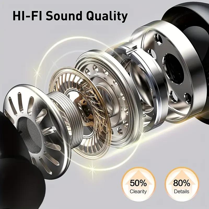 True Wireless Earbuds With Mic