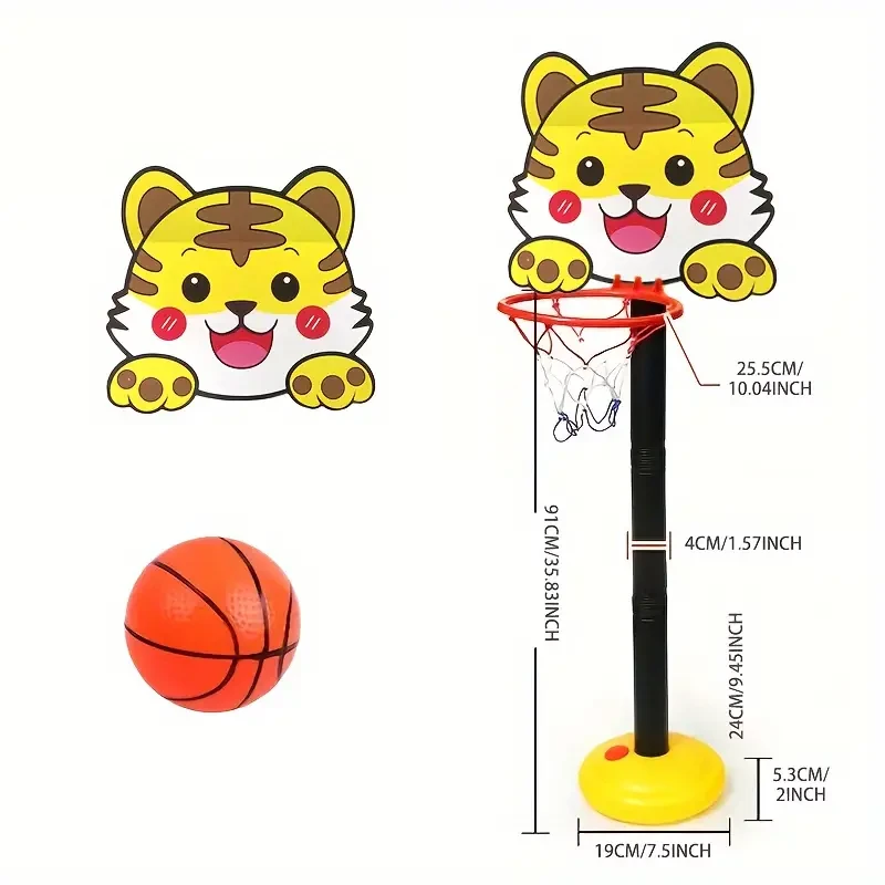 Adjustable Mini Basketball Hoop Set - Indoor & Outdoor Fun