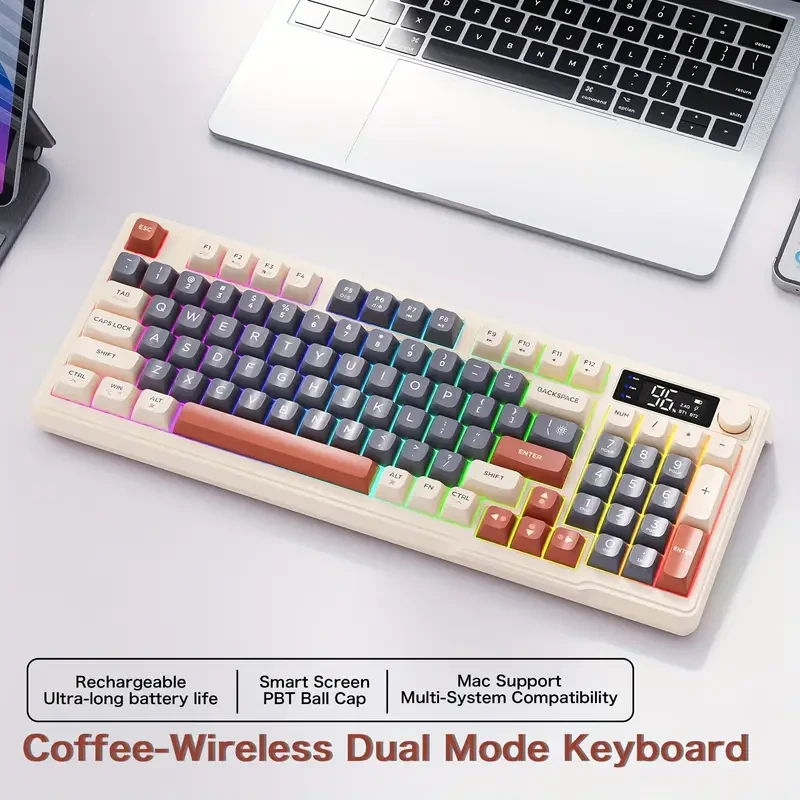 Dual-Mode BT Wireless Keyboard