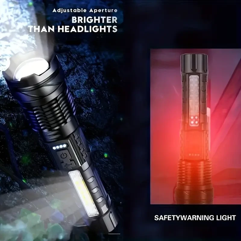 Super Bright Rechargeable Floodlight Torch - Ultra-Long Runtime