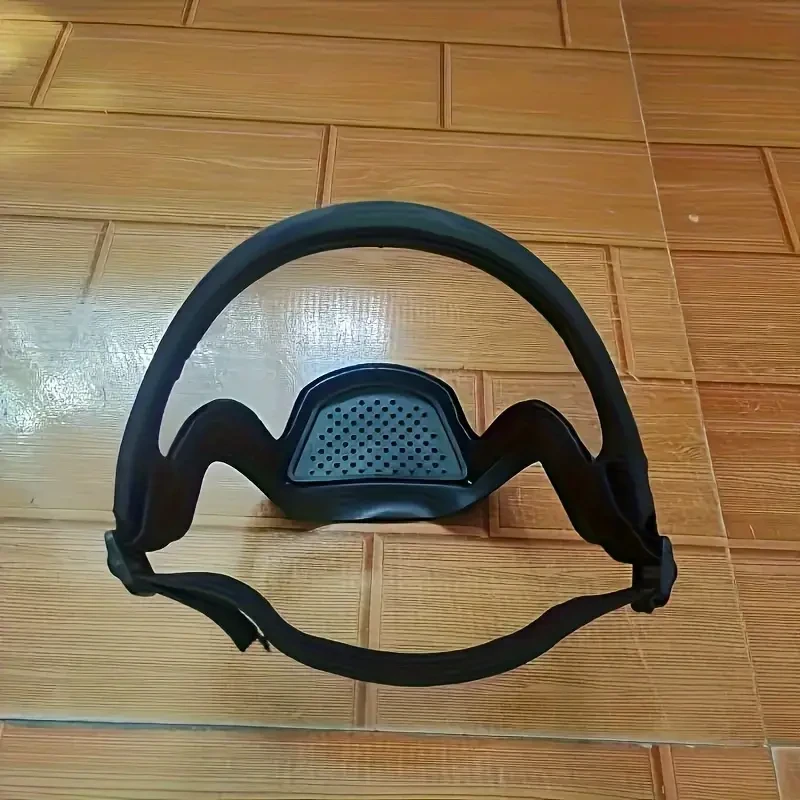 Full-Face Transparent Mask with Adjustable Buckle - Reusable and Heat-Resistant Facial Shield