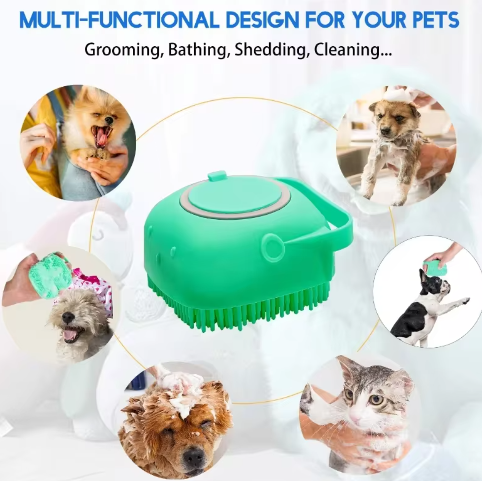 Pet Dog Shampoo Brush