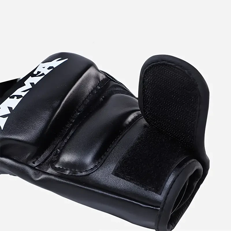 2pcs Half-Finger Sanda Training Boxing Gloves