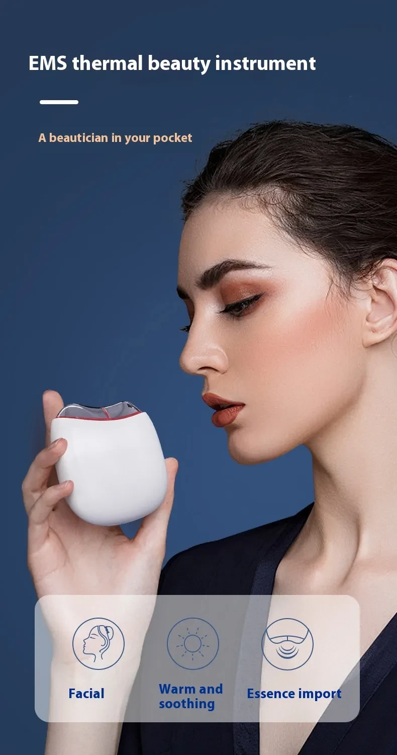 LED Red Light Skin Beauty Face Inductive Therapeutical Instrument