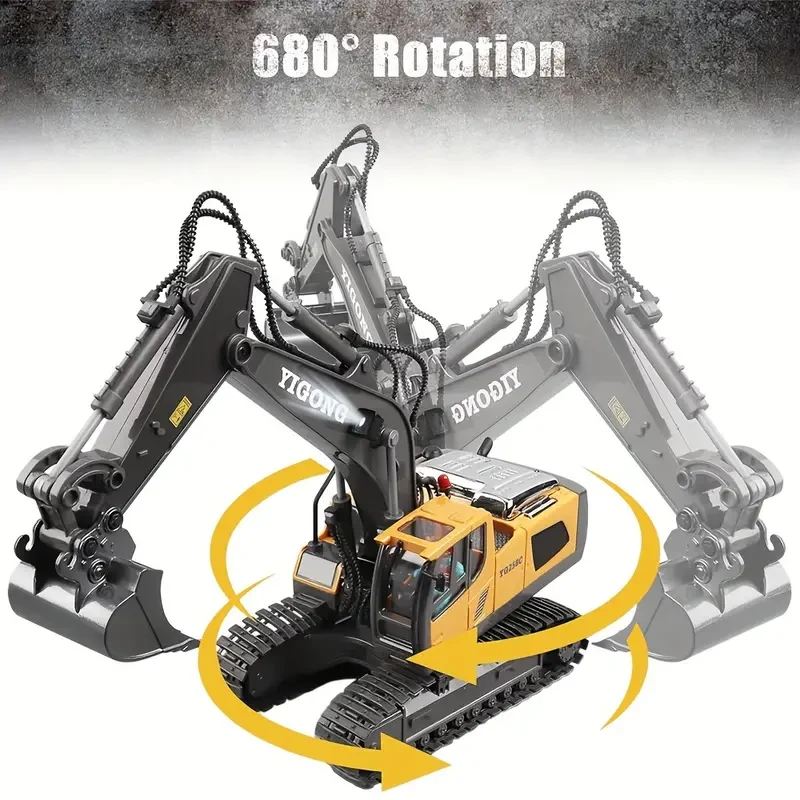 11 Channel Remote Control Excavator Toy