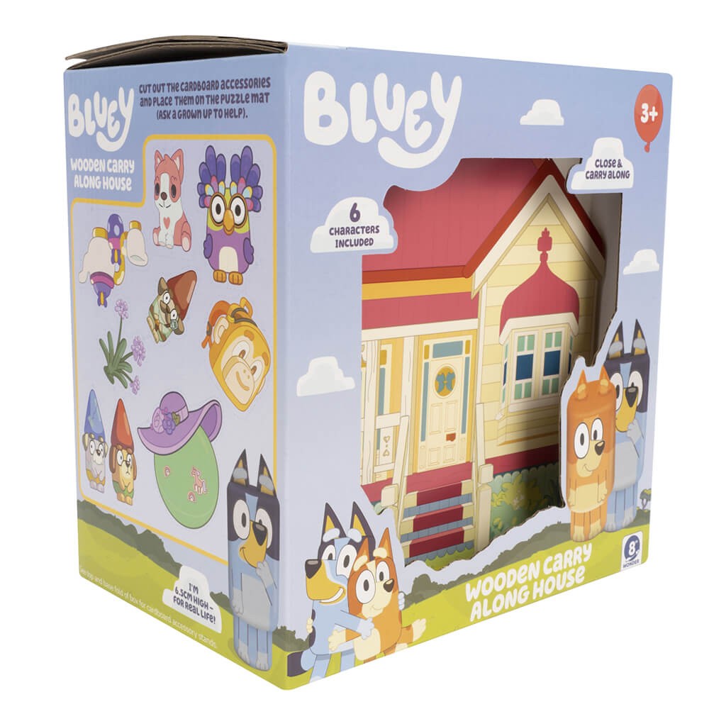 Bluey Wooden Carry Along House