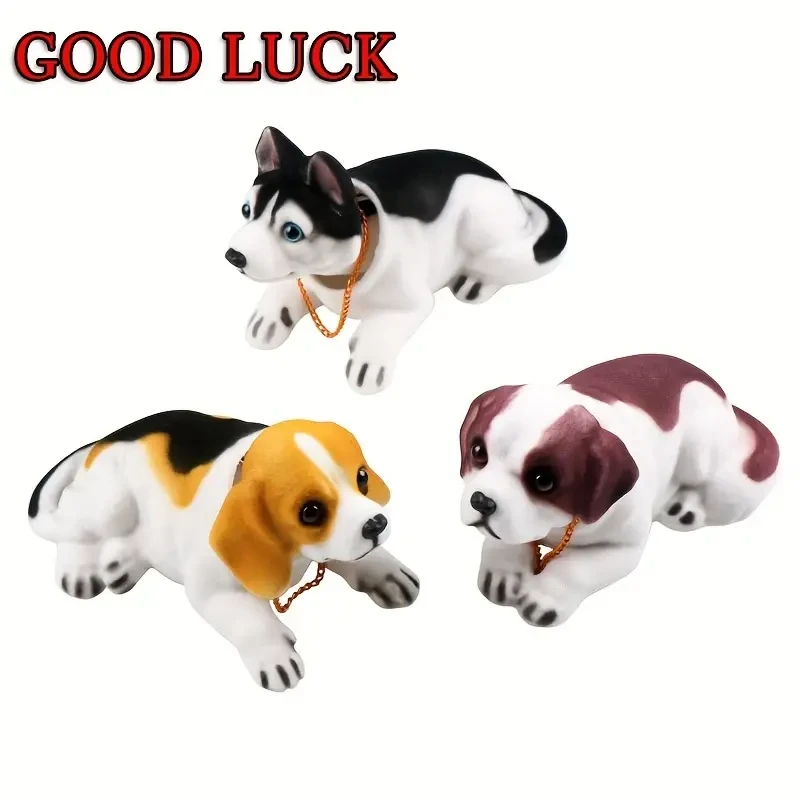 Good Luck Wagging Dog Car Decoration