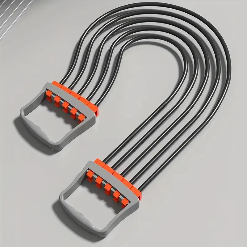 5-Tube Adjustable Resistance Bands Chest Expander