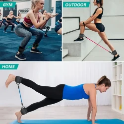5-Piece Universal Ankle Resistance Band Set