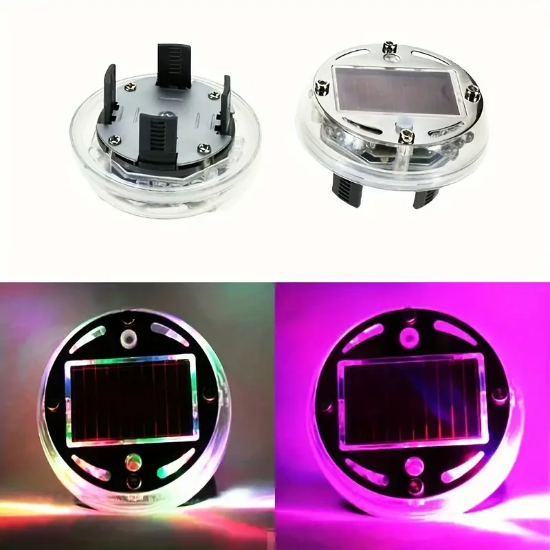 Solar Car Wheel LED Ambient Light Dazzling Colors