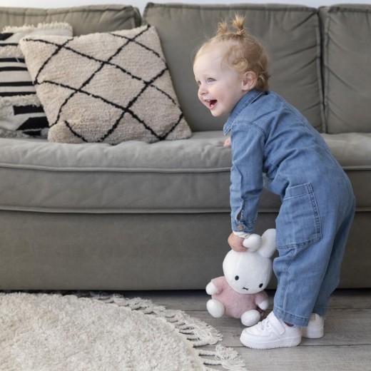 Miffy Fluffy Cuddle Plush Pink Medium