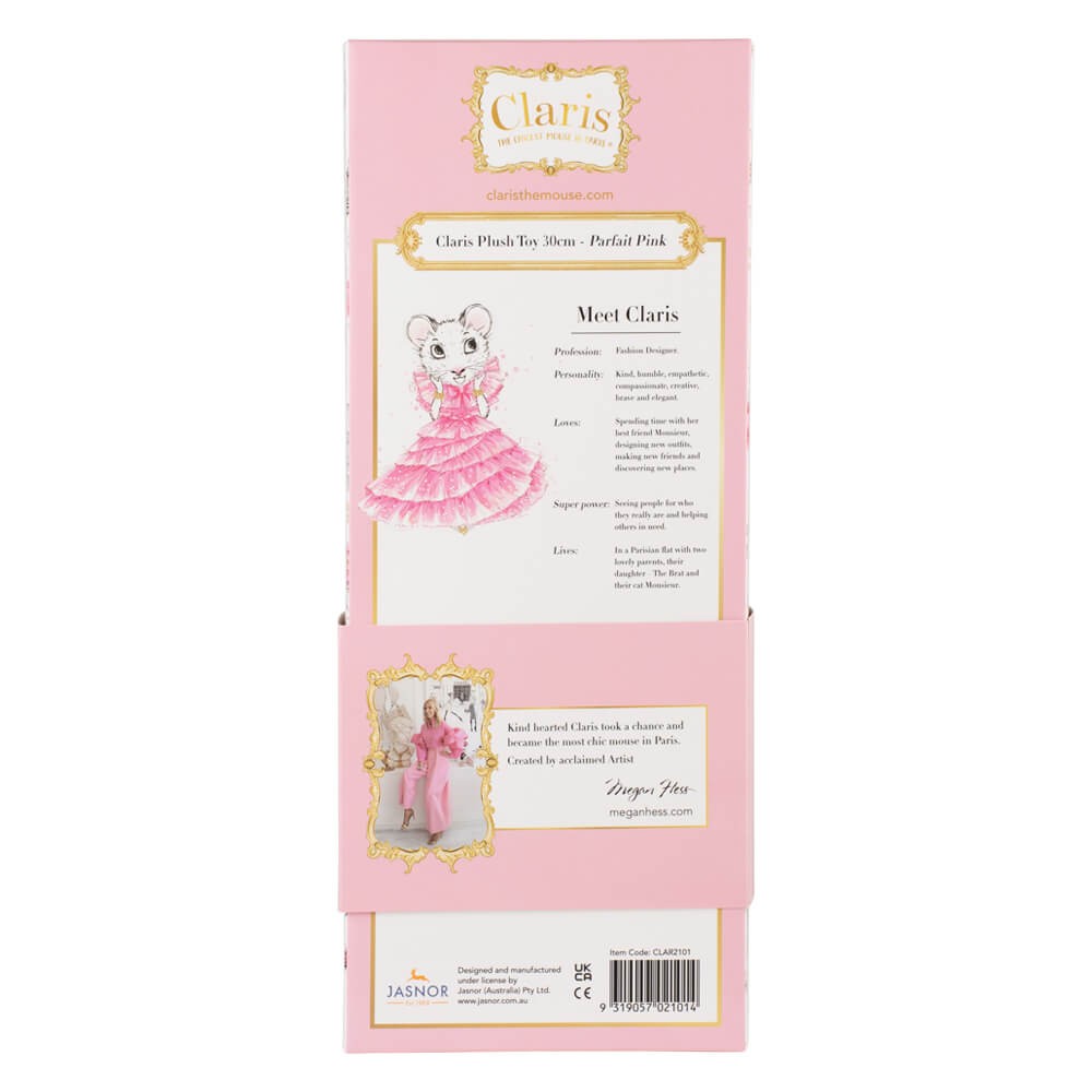 Claris Plush Parfait Pink - Large