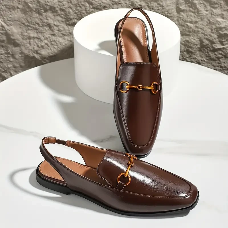 Women's Solid Color Flat Sandals