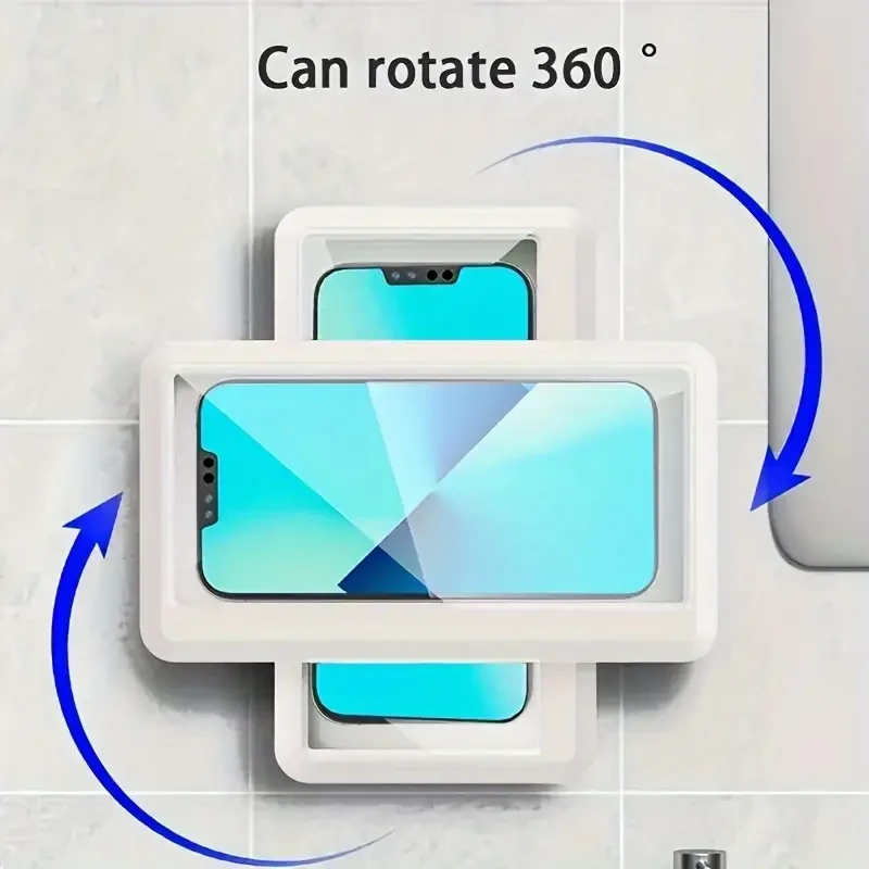 360 Rotate Touch-Sensitive Waterproof Phone Holder - Fits 6.8" Phones