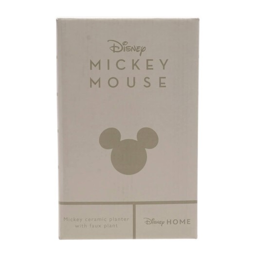 Disney Home : Mickey Ceramic Planter With Faux Plant