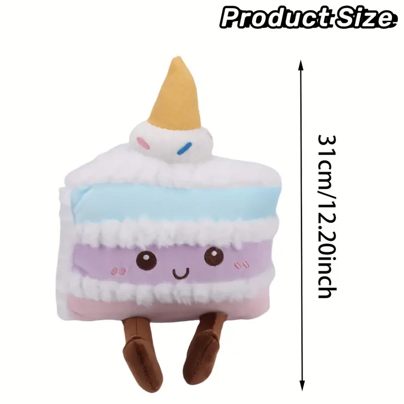 Adorable Birthday Cake Plush Toy