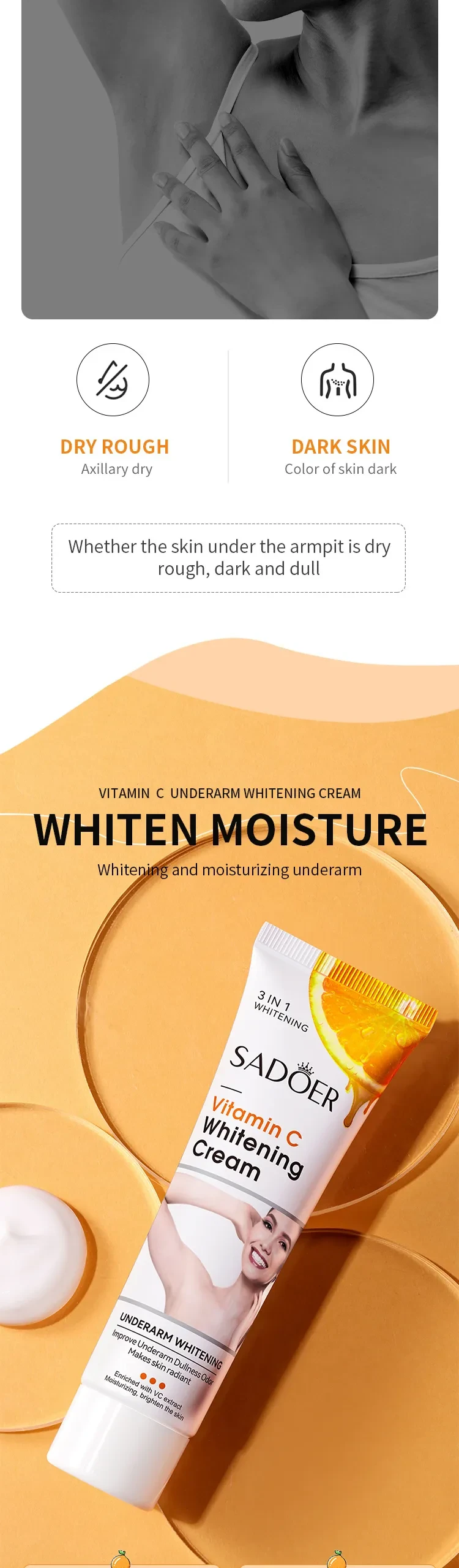 Vitamin C Armpit Cream Moisturizing