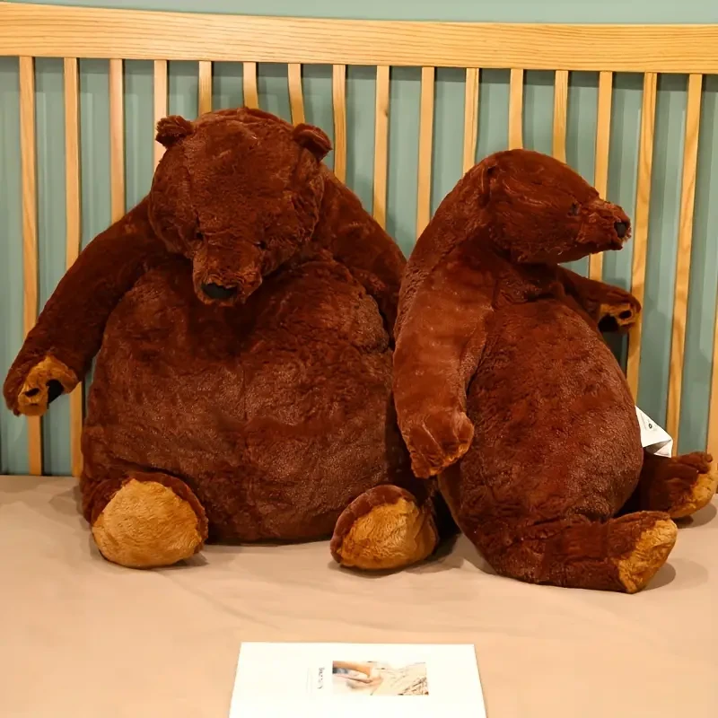 Cute Brown Bear Pillow Plush Teddy Bear Bear Home Large Bear, Home Decor,