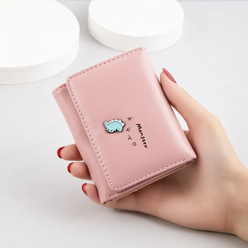 mize new style cartoon short wallet female Korean version lovely girl child vertical zi